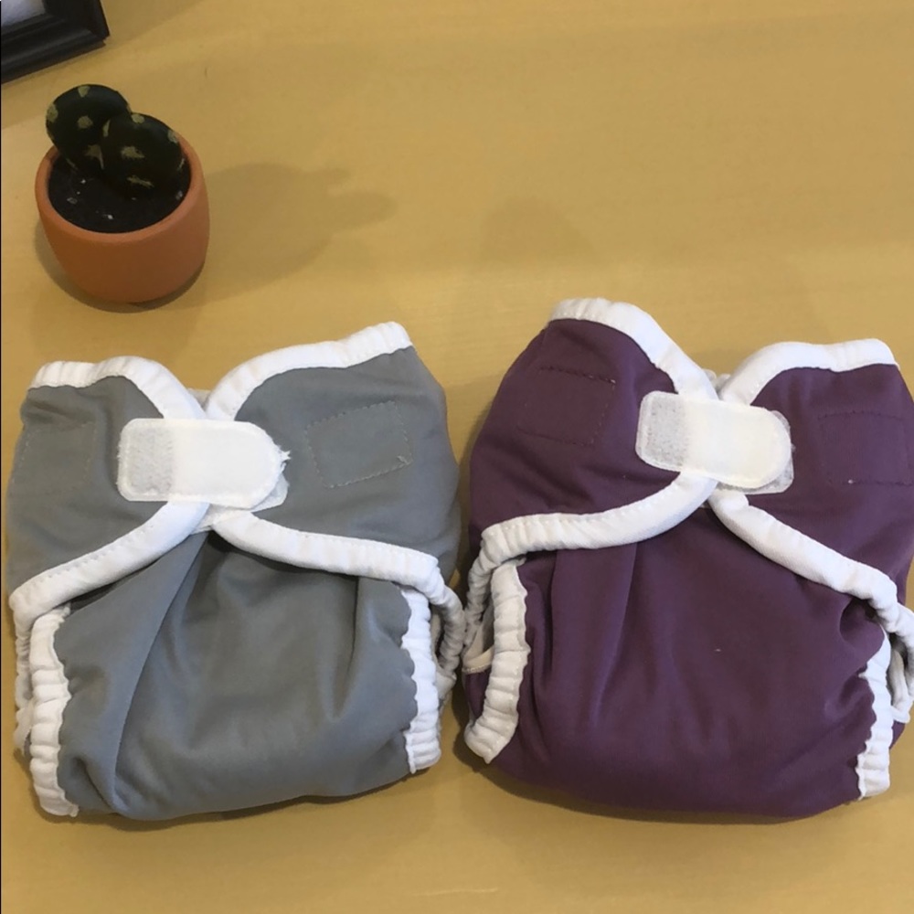 Thirsties brand newborn cloth covers and inserts